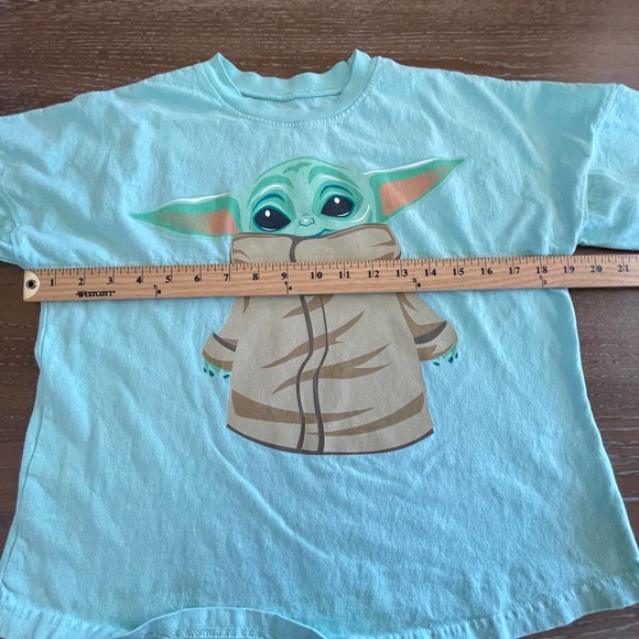 Spirit Jersey Shirt Youth Extra Large Green Grogu Spellout - Picture 6 of 11